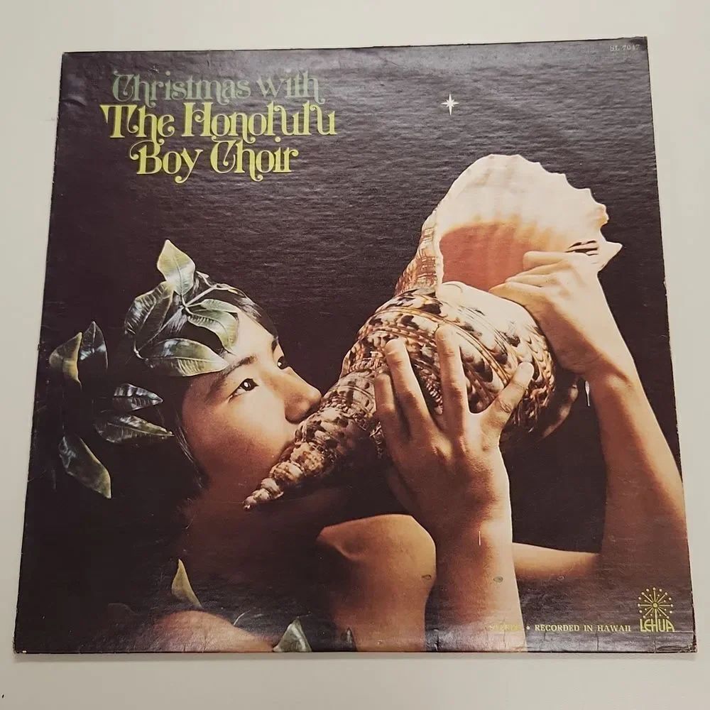 Christmas with The Honolulu Boy Choir 1980 Vinyl Record Album Vintage